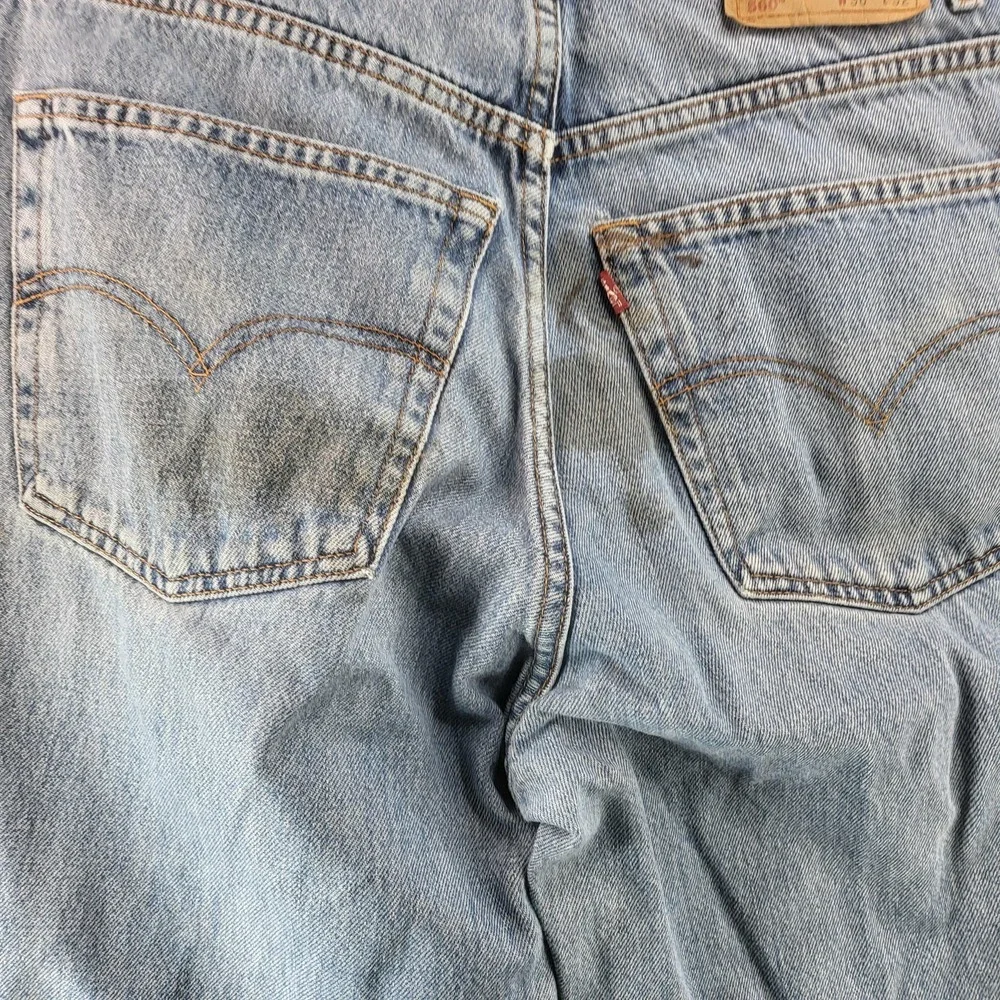 Levis 560 Jeans‎ Mens 36x32 Light Wash Blue Denim Relaxed Tapered Leg Fit